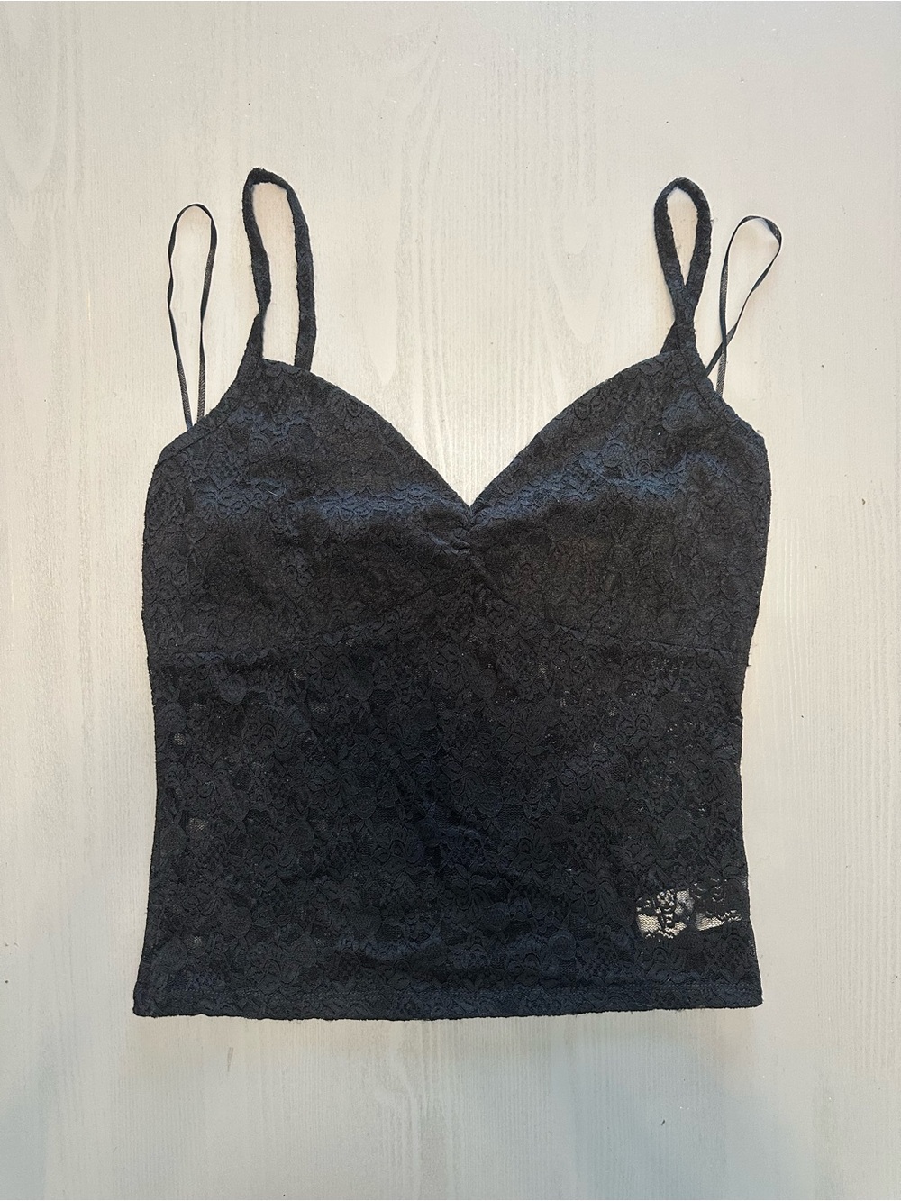 Black Lace Cami Top